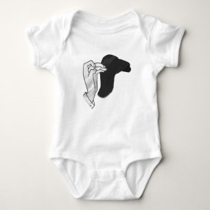 Body Para Bebé Hand Silhouette Camel