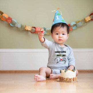 Body Para Bebé Handsome like Daddy Baby Bodysuit