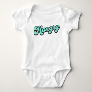 Body Para Bebé Hangry Funny Hungry