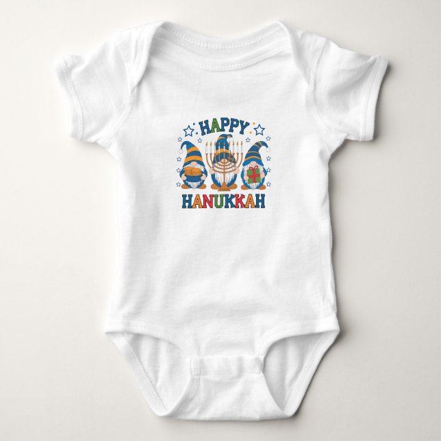 Body Para Bebé Hanukkah baby Bodysuit (Anverso)