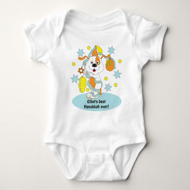 Body Para Bebé Hanukkah Baby Bodysuit (Anverso)