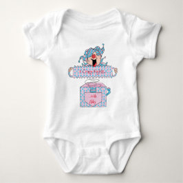 Body Para Bebé Hanukkah Bebé TUTU Pink/Blue "Dreidel in Box Baby"