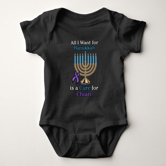 Body Para Bebé Hanukkah...Chiari Baby Bodysuit (Anverso)