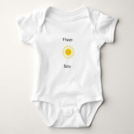 Body Para Bebé Happy Baby Smiling Sun One Piece