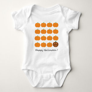 Body Para Bebé Happy Halloween Cumpkin Patch
