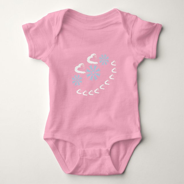 Body Para Bebé Happy Hearts Baby Bodysuit (Anverso)