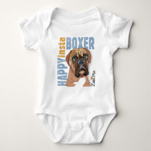 Body Para Bebé Happy Insta Boxer - Zani Mo Dog