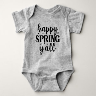 Body Para Bebé Happy Spring Y'all-67210