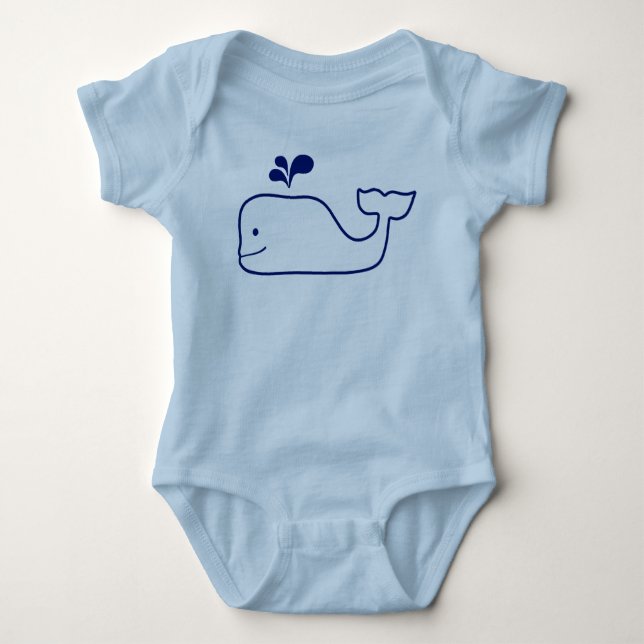 BODY PARA BEBÉ HAPPY WHALE BABY BODYSUIT (Anverso)