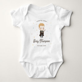 Body Para Bebé Harry Potter Chibi Draco Malfoy Wizard Baby Shower