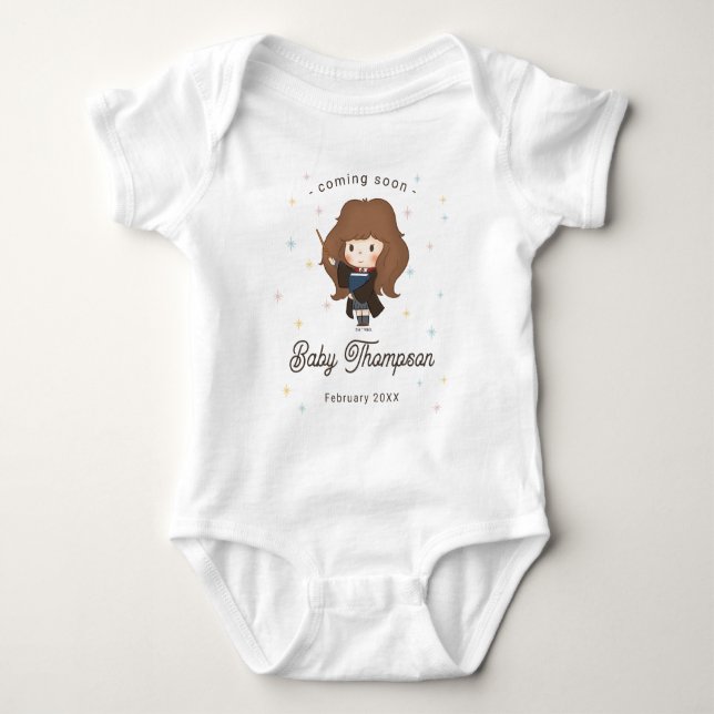 Body Para Bebé Harry Potter Chibi Hermione Bruja Fiesta de Bebé (Anverso)