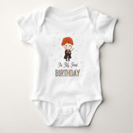 Body Para Bebé Harry Potter Chibi Ron Weasley Wizard Birthday