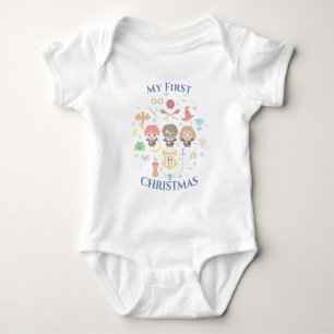 Body Para Bebé Harry Potter de dibujos animados primera Navidad p
