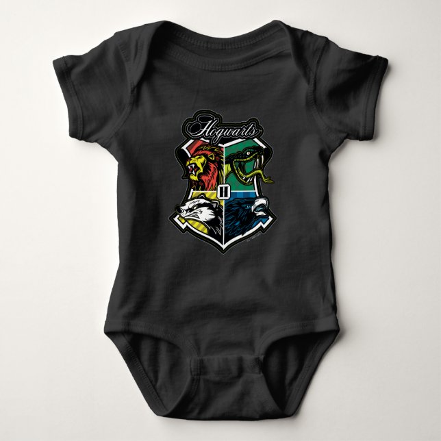 Body Para Bebé HARRY POTTER™ | HOGWARTS™ Badge atlético (Anverso)