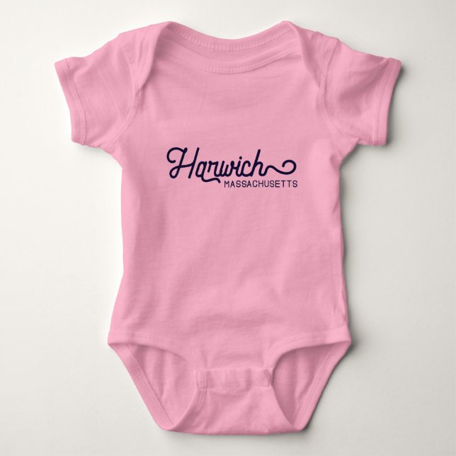 Body Para Bebé Harwich Massachusetts Baby Bodysuit (Anverso)