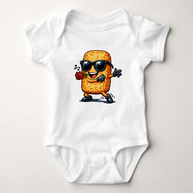 Body Para Bebé Hash Brown Bailarín (Anverso)