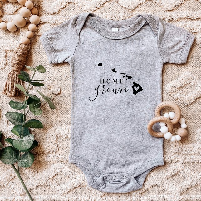 Body Para Bebé Hawaii Home Grown State Tee (Subido por el creador)
