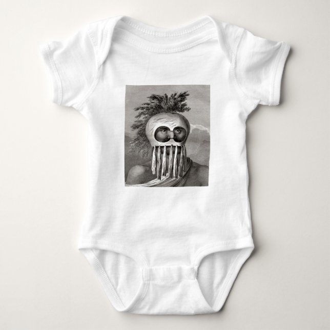 Body Para Bebé Hawaiian Koa Warrior (Anverso)
