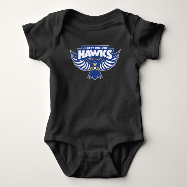 Body Para Bebé Hawks del Colegio Hilbert (Anverso)