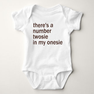 Body Para Bebé Hay un número Twosie en mi…