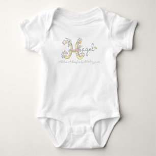 Body Para Bebé Hazel chicas Nombre H significa ropa para bebé mon