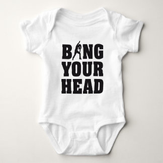 Body Para Bebé headbanger temes your head heavy metal fan