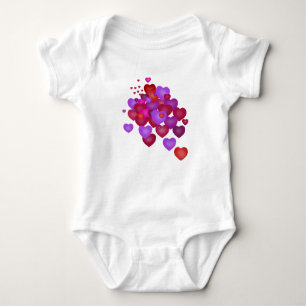 Body Para Bebé Hearts Baby Bodysuit