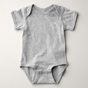 Body Para Bebé Hebreo Aleph Tav White