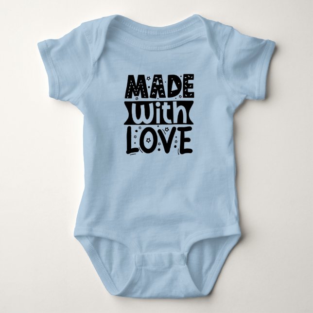 Body Para Bebé Hecho Con Amor (Anverso)