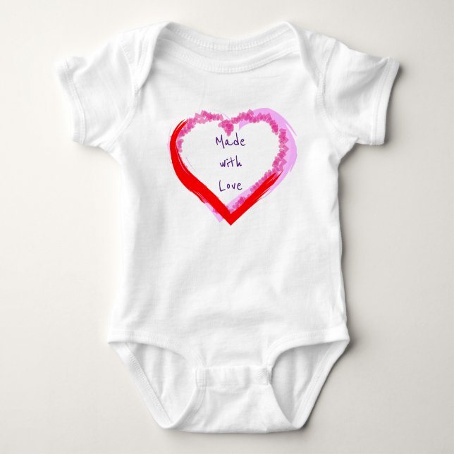 Body Para Bebé Hecho con Amor (Anverso)