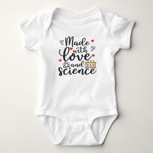 Body Para Bebé Hecho con amor y ciencia FIB Baby (Anverso)