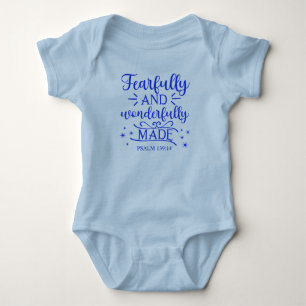 Body Para Bebé Hecho con Temor y Maravilla - Azul