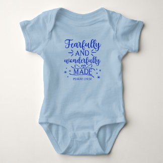 Body Para Bebé Hecho con Temor y Maravilla - Azul