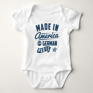 Body Para Bebé Hecho en América con las piezas alemanas