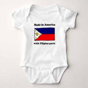 Body Para Bebé Hecho en América con las piezas filipinas