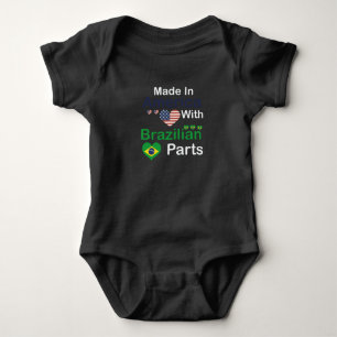 Body Para Bebé Hecho En América Con Partes Brasileñas, regalo de 