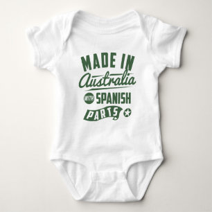 Body Para Bebé Hecho en Australia con las piezas españolas