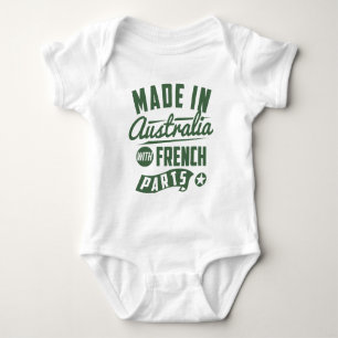 Body Para Bebé Hecho en Australia Con Partes Francesas