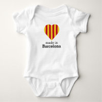 Hecho en Barcelona, bandera Cataluña del corazón