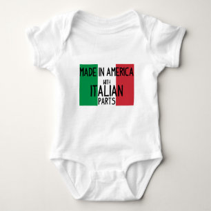 Body Para Bebé Hecho en Estados Unidos con piezas italianas
