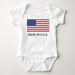 BODY PARA BEBÉ HECHO EN LOS E.E.U.U.