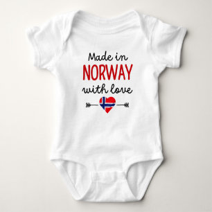 Body Para Bebé Hecho en Noruega con amor