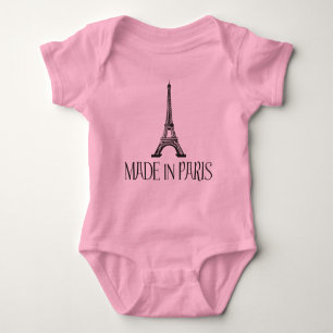 Body Para Bebé Hecho en París (Torre Eiffel)