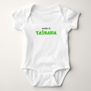 Body Para Bebé Hecho en Tasmania Divertido Lindo