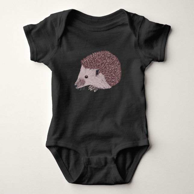 Body Para Bebé Hedgehog (Anverso)