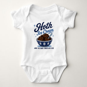 Body Para Bebé Helado Hoth Chocolate Oscuro Divertido
