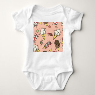 Body Para Bebé Helados y copas sin mar