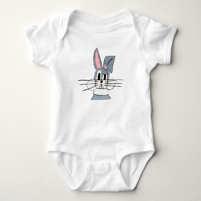 Body Para Bebé Helen Bunny Baby One-sie Baby Bodysuit (Anverso)