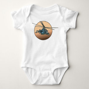 Body Para Bebé Helicóptero personalizado