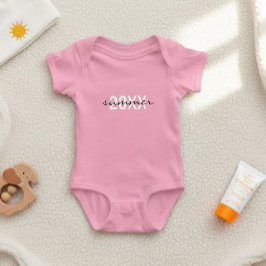 Body Para Bebé Hello Summer 2026 Personalized Bodysuit for Babies